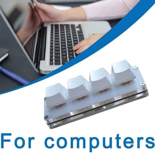 Mechanische Mini-USB-Tastatur mit 4 programmierbaren Tastenkombinationen Hot R0 - Bild 11 von 11