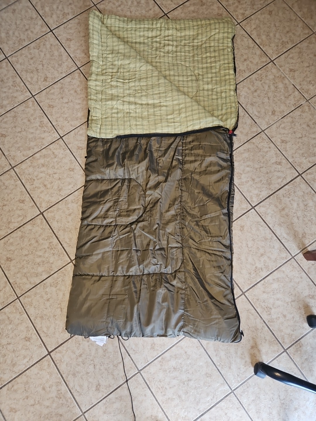 Coleman Polestyer, Cotton Lined Sleeping Bag eBay