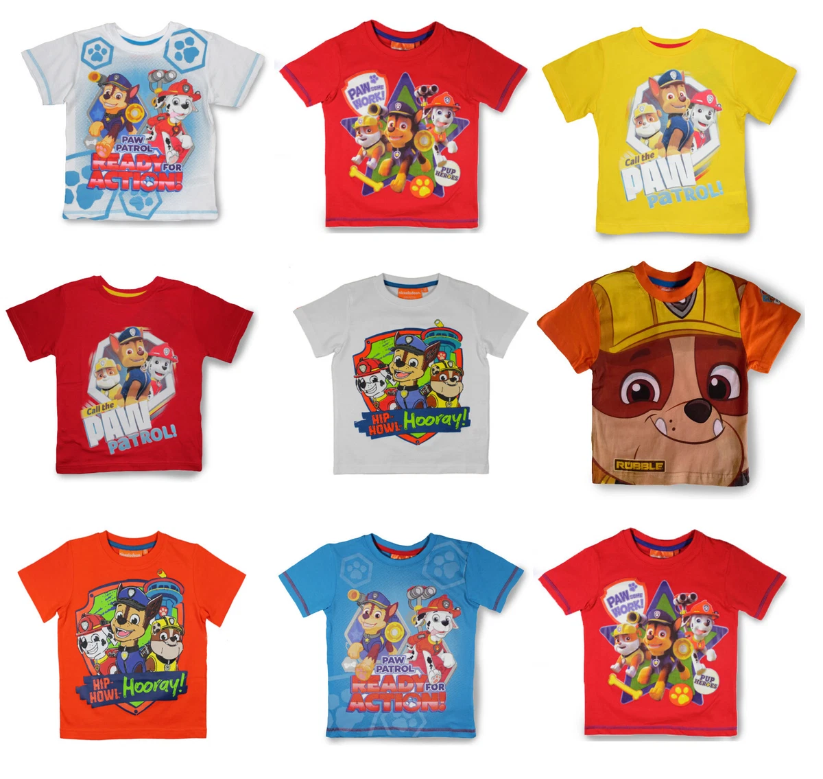 Paw patrol t shirts deals
