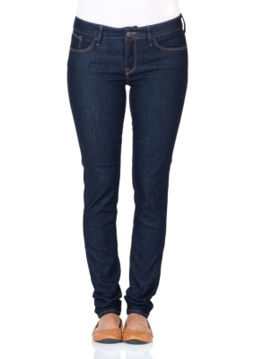 Mavi Damen Jeans Adriana - Superskinny Fit - Blau - Rinse Rome Stretch
