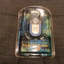 Coby 2005 CX-7 Mini AM/FM Pocket Radio Silver BRAND NEW SEALED