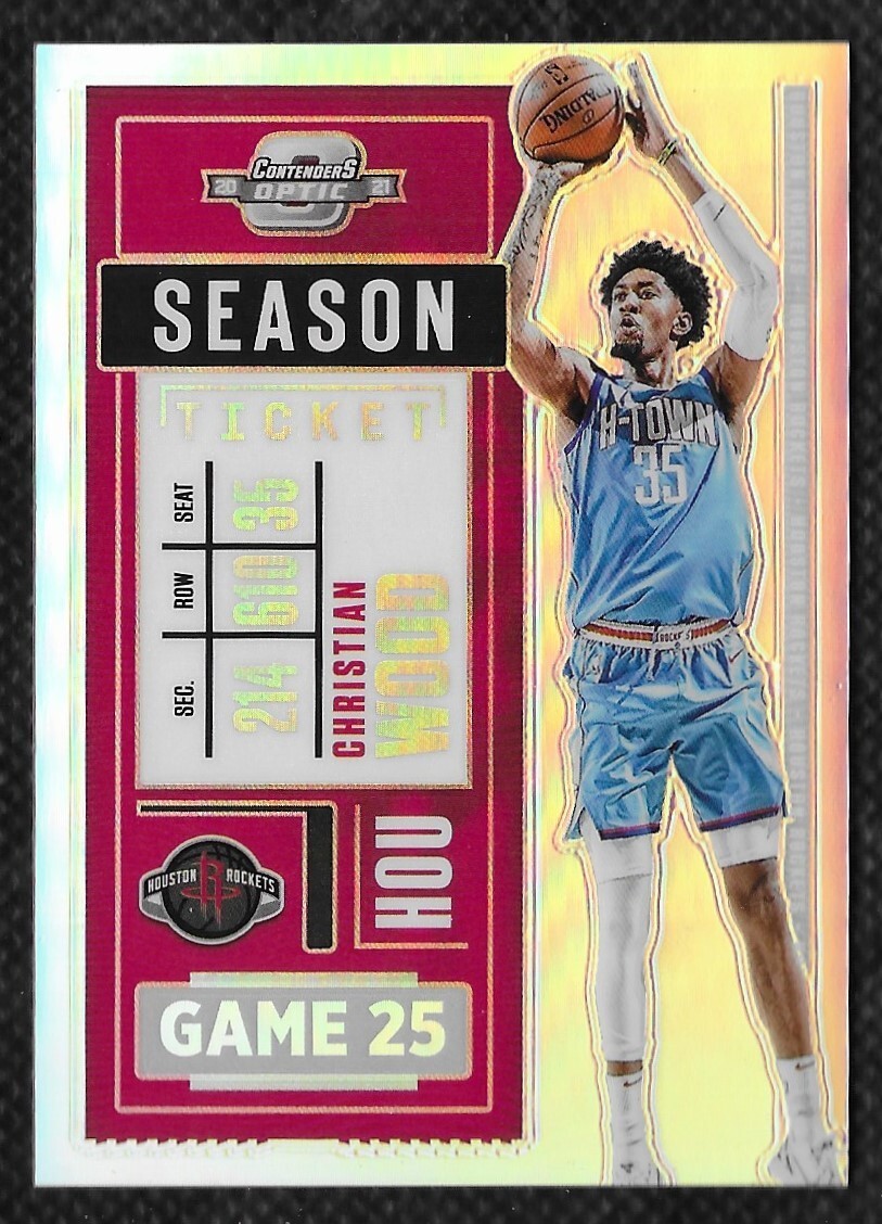 Christian Wood 2020-21 Contenders Optic Silver Prizm #48 Parallel