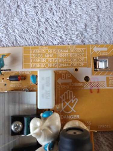 Samsung TV Netzteilplatine BBN44-00932A