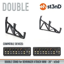 DOUBLE STAND for BEHRINGER X-TOUCH MINI - 20°