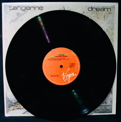 Tangerine Dream: Cyclone~Near Mint Prog Promo Album~VIRGIN #V 2097~Canada Import - Imagen 3 de 4