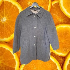 Vintage VTG NWT Mackintosh Alberto Long Gray Coat Size 8