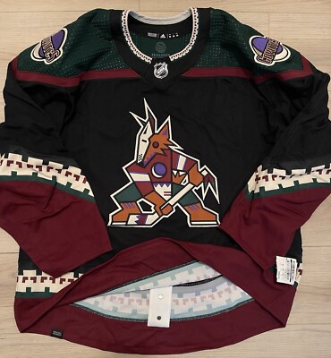 RARE Adidas MiC Arizona Phoenix Coyotes Authentic Team Issue
