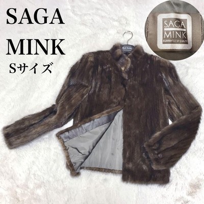 美品 SAGA MINK Superb Quality ハーフコート 13号｜レディース