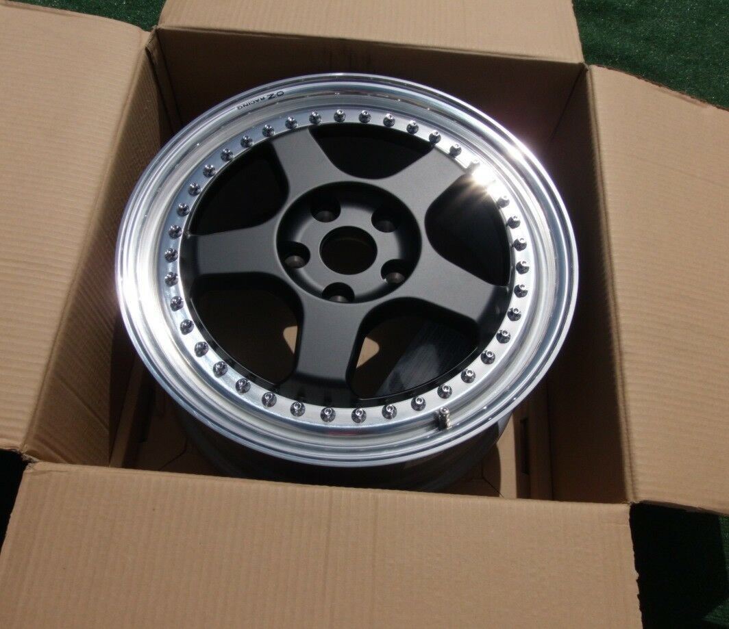 Factory Lamborghini Diablo SV Black Wheels Genuine OEM GT OZ Racing Last NEW Set