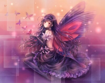 Anime accel world girls kuroyukihime fantasy art girl Playmat Game Mat