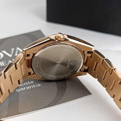 Bulova Surveyor 97P156 Diamond Grey-Rose Gold Quartz Stainless Women's Watch - Picture 7 of 10