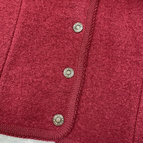 Vintage Tally Ho Women's 100% Wool Ethic Pollak Cardigan Jumper Sweater PM - Picture 7 of 13