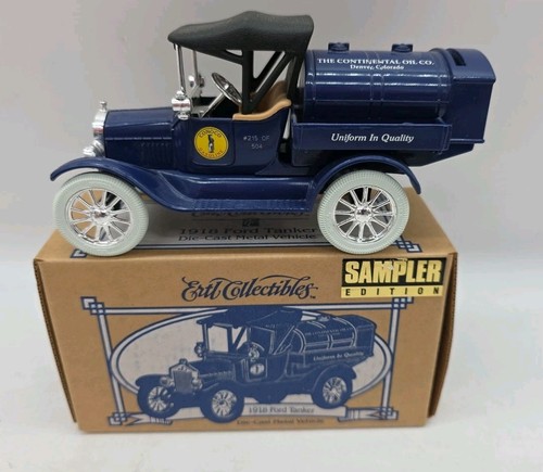 Motor Oil Gas 1917 Ford TANKER- Ertl Scale Models Coin Bank Sampler