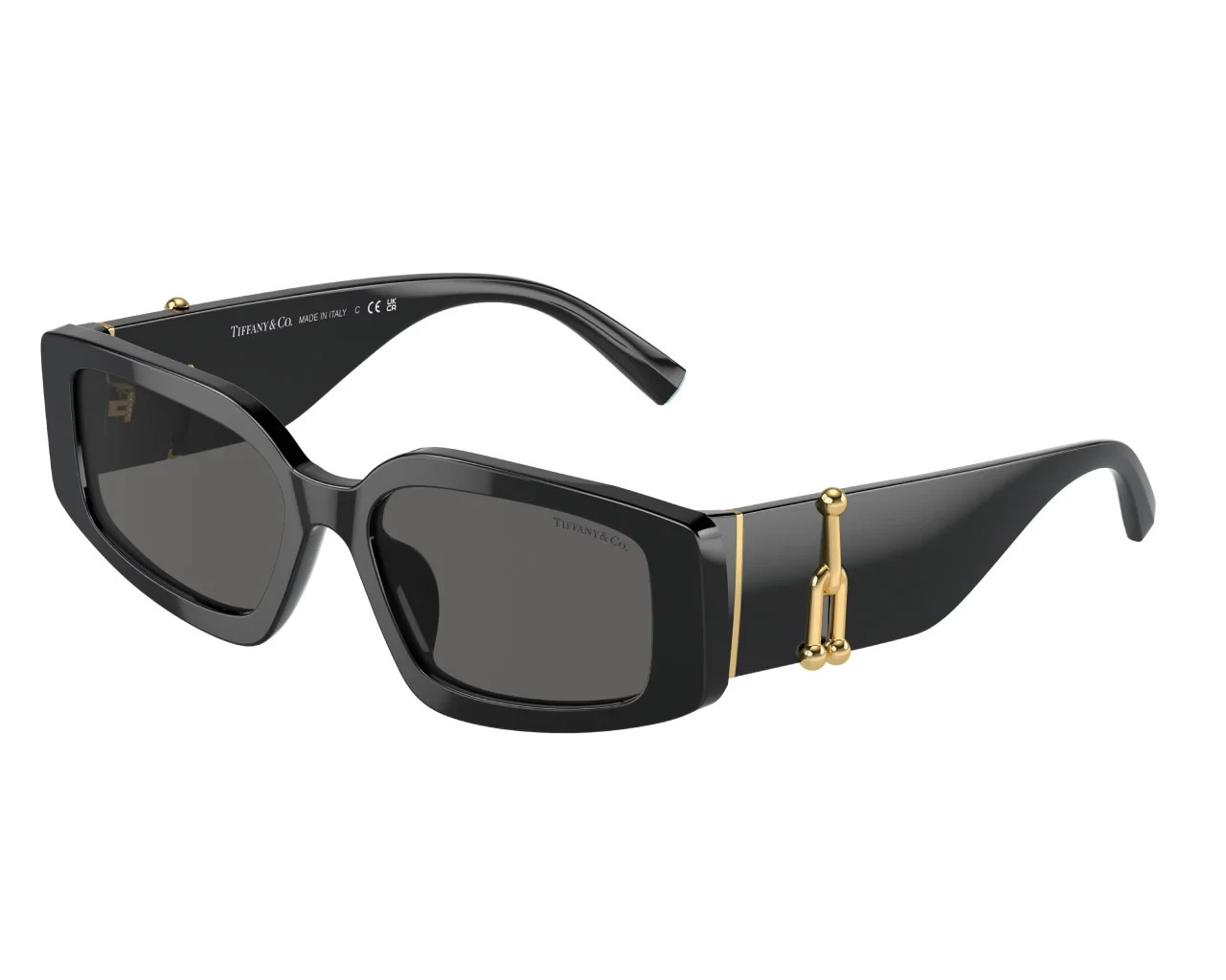 Tiffany & Co TF4208U 8001S4 Black - Gold 54mm Sunglasses / New / Authentic