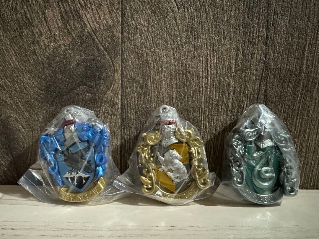 Harry Potter Espejo Charm Set 3 piezas Slytherin Hufflepuff Ravenclaw Sin...