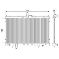 Radiateur Mitsubishi SPACE RUNNER