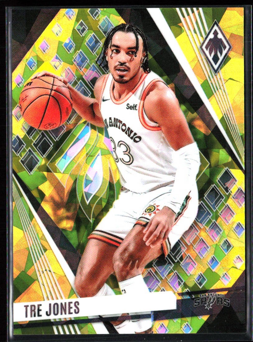 2023-24 Panini Phoenix - Tre Jones #232 Yellow Ice Phoenix SP /175