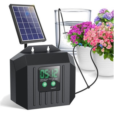 Solar Bewässerungssystem automatische Pflanzen Bewässerung Garten Balkon