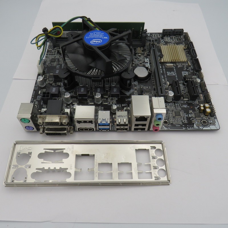 Asus H110M-A/DP i3-6100 @ 3.70GHz 8GB DDR4 Ram Socket 1151 Motherboard Bundle IO