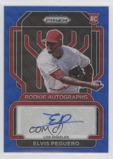 2022 Panini Prizm Rookie Blue Wave 39/50 Elvis Peguero #RA-EP Auto 0bt4