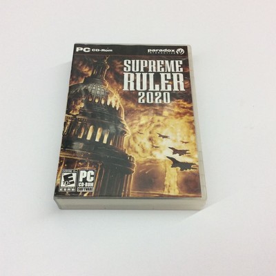 Supreme Ruler 2020 PC CD-ROM Software 2008 CIB Tested Clean Disc Free Shipping 