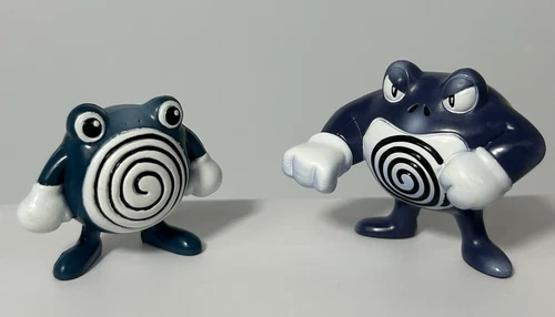 POLYWHIRL, POLYWRATH Pokémon Vintage TOMY Figure 1990s Nintendo C.G.T.S.J. #130
