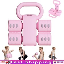 Adjustable Kettlebell Dumbbell Combo Portable Weight Training Equipment New