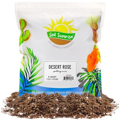 Desert Rose Potting Soil Mix 8 Quarts Hand Blended Small Batch Soil Blend for...
