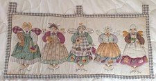 Quilted Angel Wall Hanging 5 Different Angels