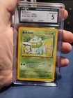 Bulbasaur 044/102 Base Set Regular CGC Graded 5