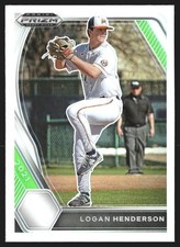 Logan Henderson 2021 Panini Prizm Draft Picks #PDP116 Silver Prizm McLennan CC