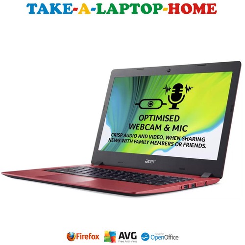 Acer Aspire Red Laptop Windows11 BIG 1Tb HDD 15.6" DVD HDMI WiFi - Comes Boxed - Picture 2 of 9