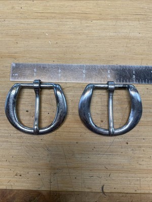 NORTH & JUDD SET OF TWO BUCKLES NOS 1970's Solid Brass Stamped NORTH & JUDD SET OF TWO BUCKLES NOS 1970's Solid Brass Stamped