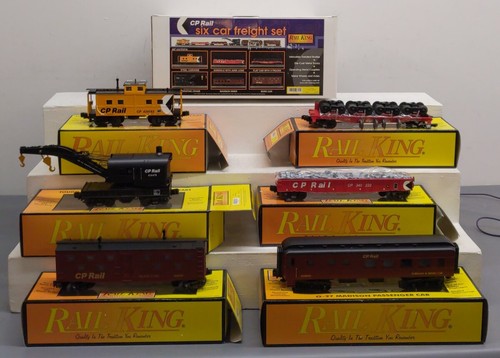 Juego/caja de 6 vagones MTH 30-7009 escala O CP Rail | Zustand: Used