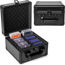 2 Row Slab Case Graded Card Storage Box, Holds 60+ Card Slabs, Fits PSA, CSG, BG