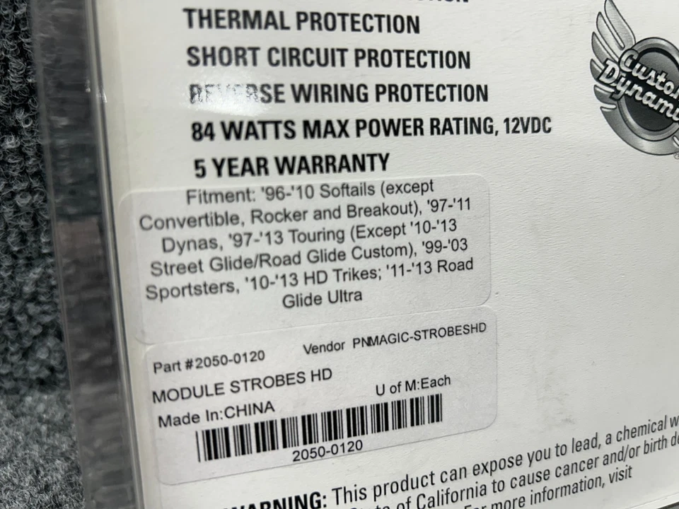 HARLEY 96-13 Custom Dynamics Gen2 Ultimate Magic Strobes Brake Light Flasher - Image 3 of 3