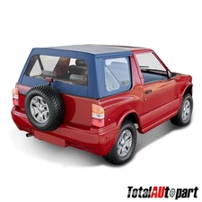 Convertible Soft Top w/ Plastic Window for Kia Sportage 96-02 2-Door 4-Door Blue