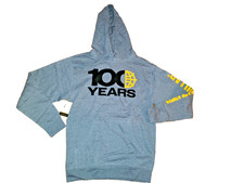 CAT Caterpillar Heavy Equipment 100 year banner Hoodie Sweatshirt size Medium