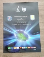 Plakat Poster UEFA Super Cup 12.8.2026 Paris SG - Aston Villa # Salzburg