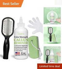 At-Home Pedicure Essentials: Dr. Entre's Callus Remover Gel Kit with Foot Tools