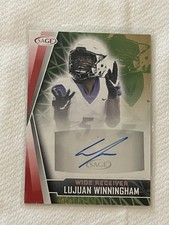 2022 SAGE Low Series Red Lujuan Winningham RC Auto Jacksonville Jaguars