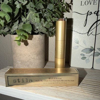 NIB STILA ~ Blush & Bronze Hydro-Blur Cheek Duo ~ APRICOT/GOLDEN ~ 0.33 oz