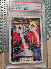 1991 Comic Images Dr Strange The Incredible Hulk PSA 8 NM-MT