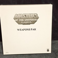 Mattel Masters of the Universe Classics Great Wars Weapons Pak R5960 Boxed
