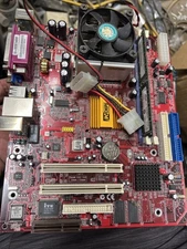 PC Chips M701 V1.1 Motherboard w/ Via C800A CPU, 128MB DDR RAM, Fanless, Silent 