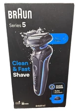 Braun Series 5 5118s Men’s Electric Razor & Trimmer Wet/Dry Rechargeable. NIB