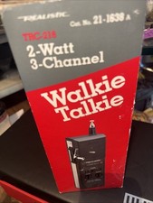 Realistic TRC-213 Handheld CB Radio Walkie Talkie Stranger Things NEW NoS In Box