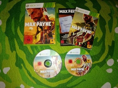 Max Payne 3 - Xbox 360 - PAL Deutsch - OVP - Anleitung