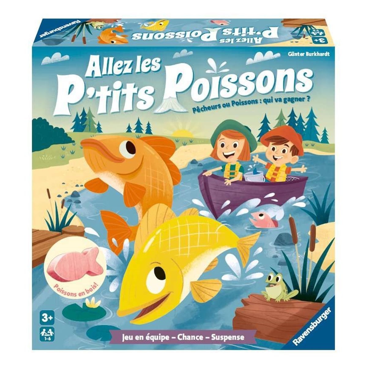 Jeux de société Allez les P'tits Poissons cadeau anniversaire enfant