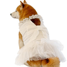 Uosia Formal Dog Dresses For Large Dogs White Dog Bridesmaid Birthday Party